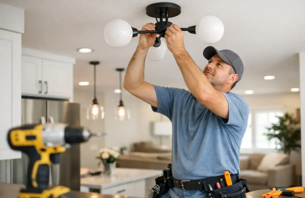 Can a Handyman Install Light Fixtures?