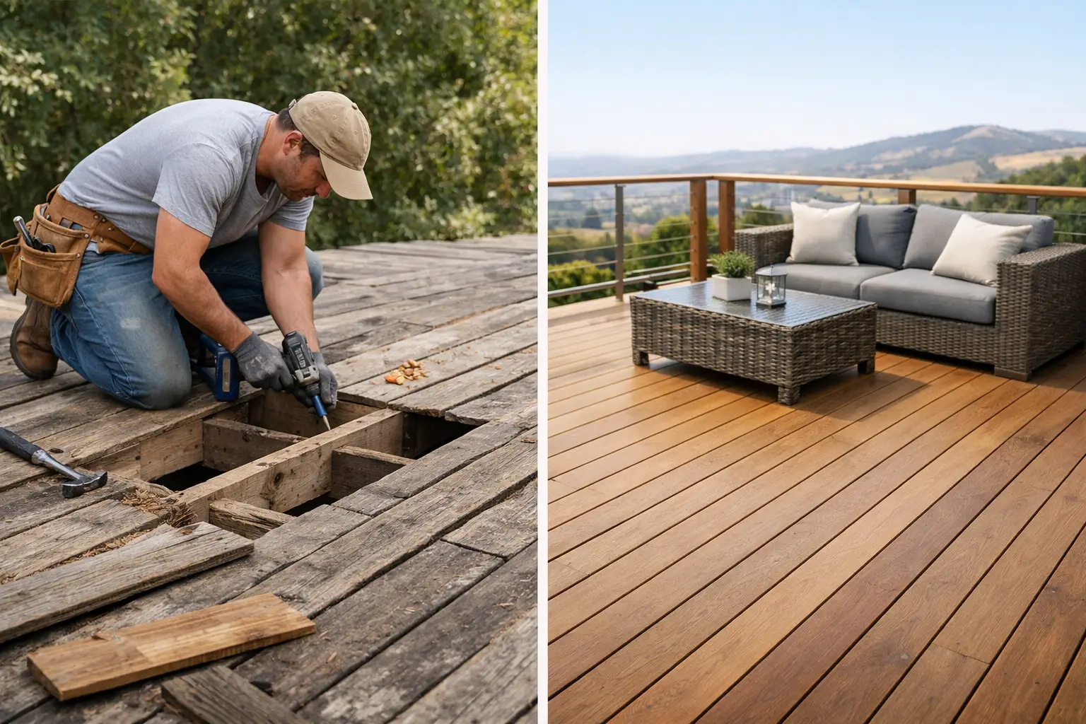 Deck Repair vs Replacement: What Makes Sense?