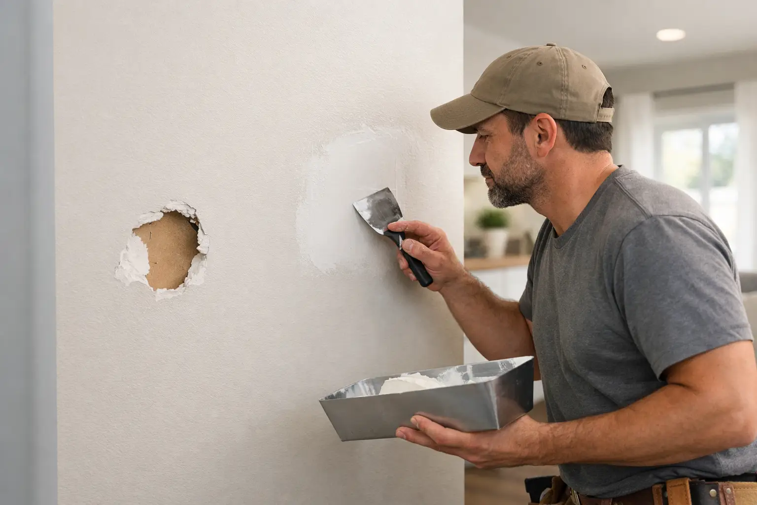 How to Repair Drywall Holes Without a Visible Patch