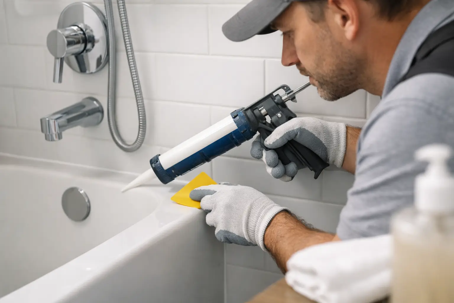 How to Replace Bathroom Caulk Without a Mess