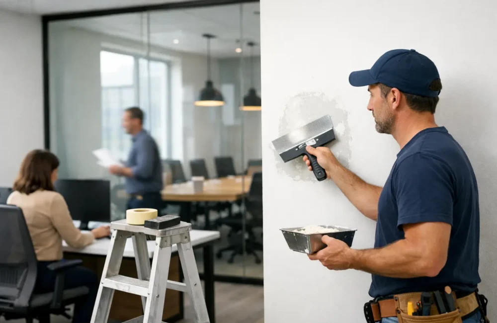 Office Drywall Repair That Keeps Work Moving