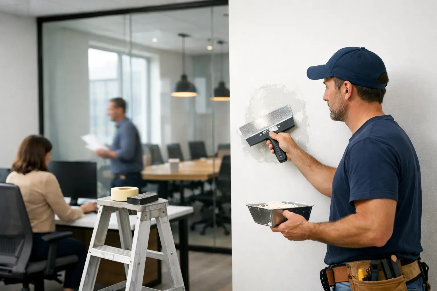 Office Drywall Repair That Keeps Work Moving