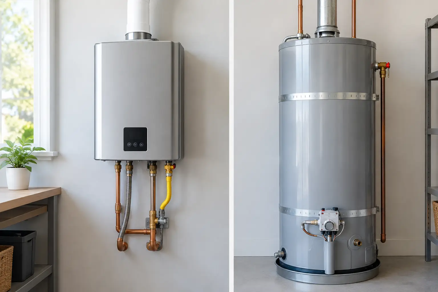 Tankless Versus Traditional Water Heaters